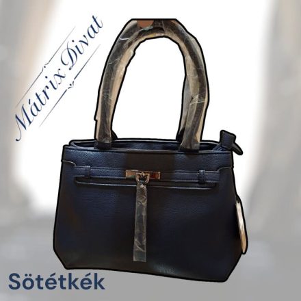 Sötétkék színben kézi - válltáska