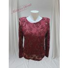 Gyönyörű, bordó színű felső