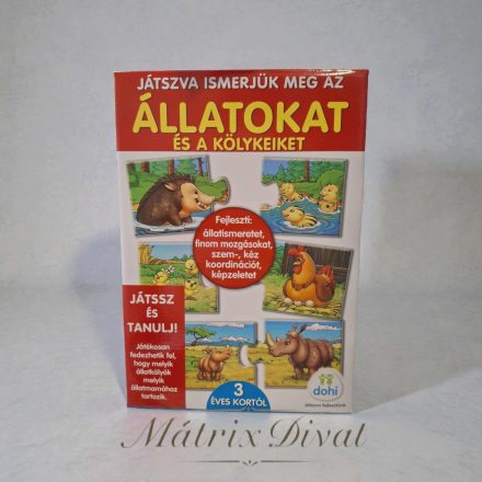 Játszva ismerjük meg az állatokat
