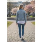 Re-dress, kék színű farmerkabát