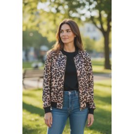 Leó mintás, cippzáros tavaszi - nyári felső