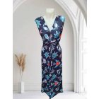 Tengeri állatok mintás maxi ruha